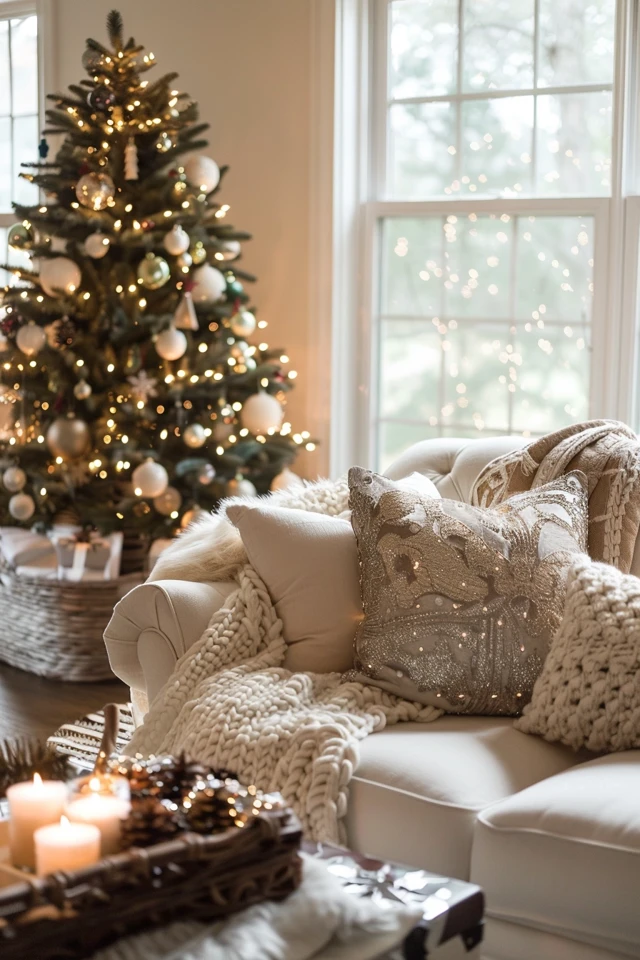 Transform Your Living Room with a Christmas Theme