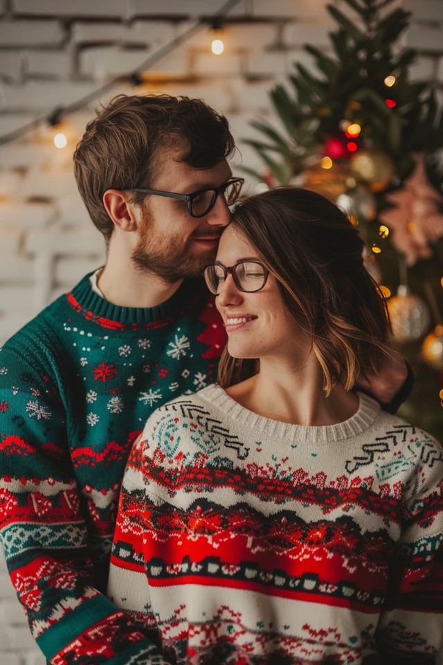 Unique Christmas Sweater Designs for Couples