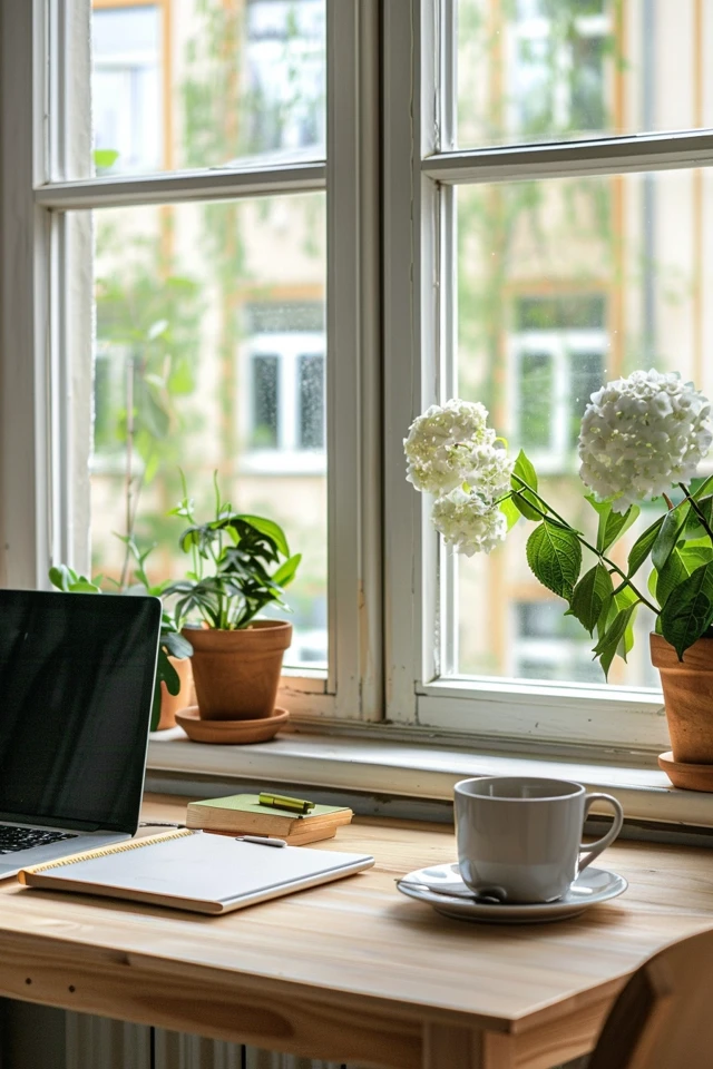 Desk in Front of Window Ideas – Maximize Your Space - photo 2