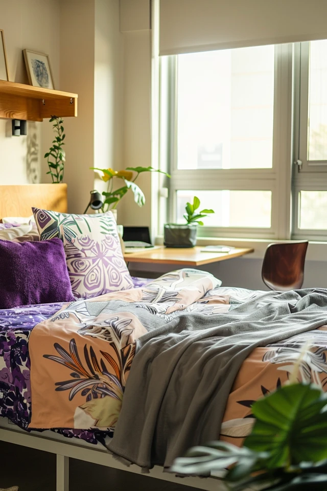 Chic Purple Dorm Room Ideas for Stylish Students