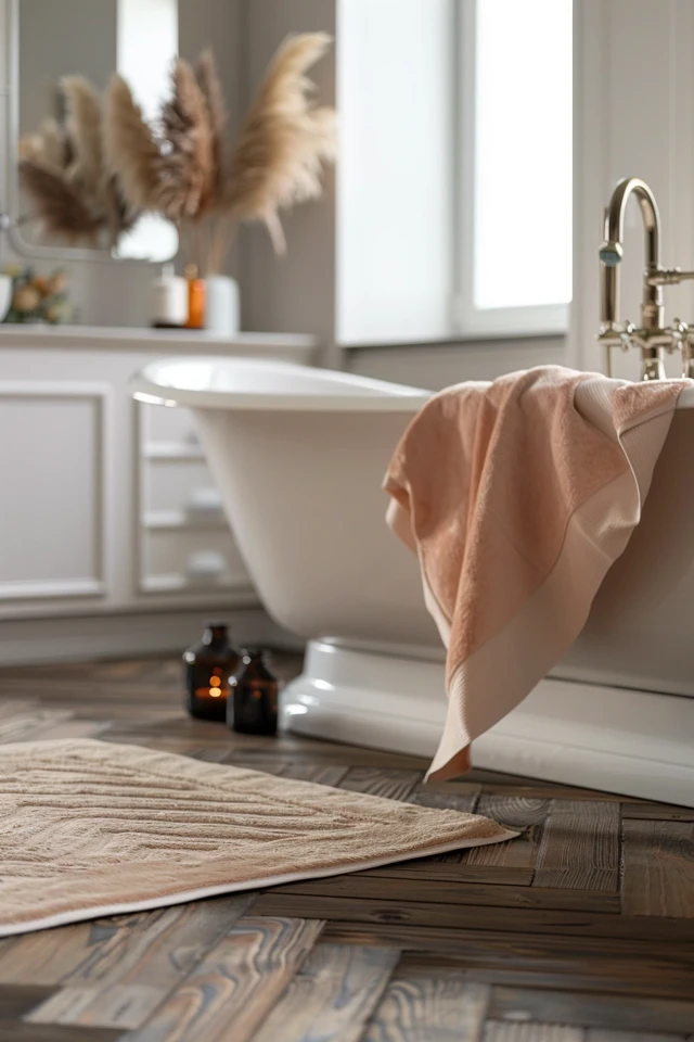 Why Dark Wood Floors Are a Good Idea for Your Bathroom