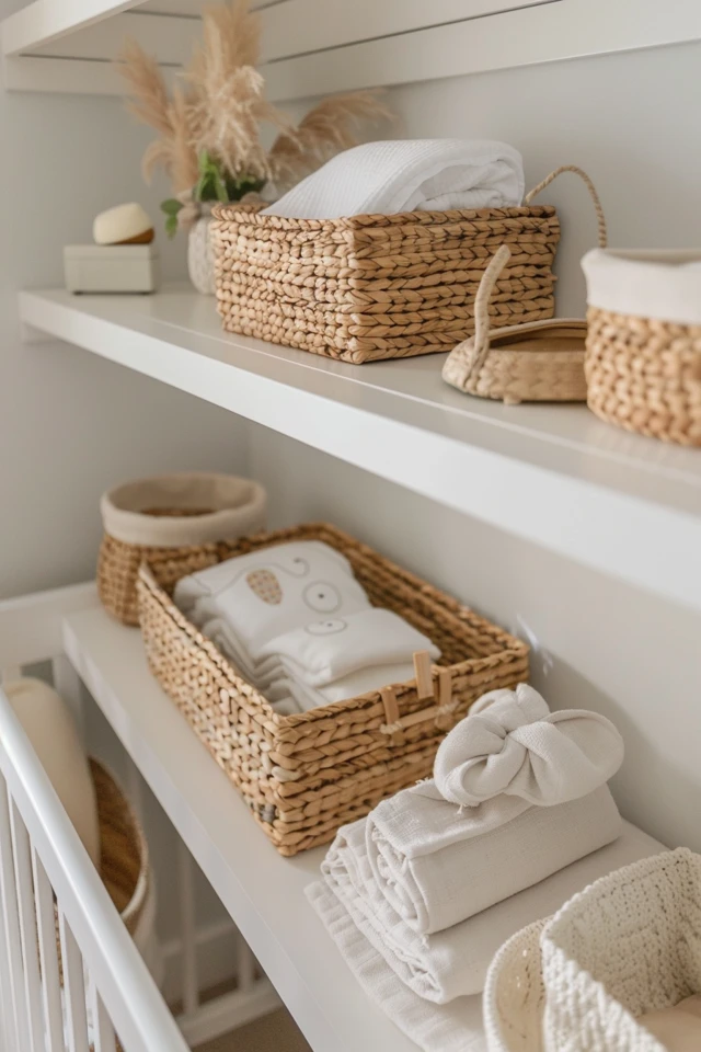 Chic Nursery Shelving Ideas to Organize & Style