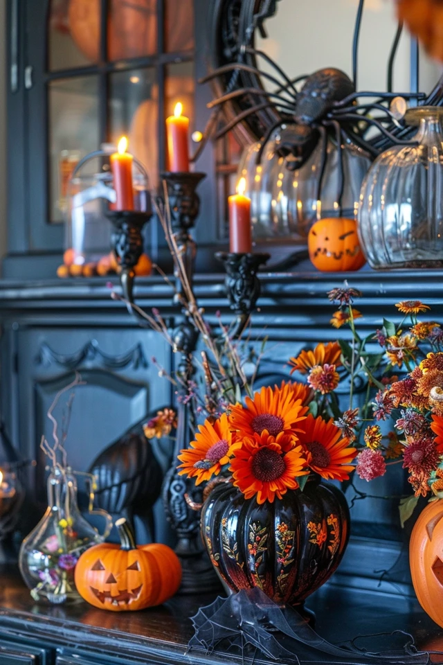 Spooky Chic Southern Gothic Dining Room