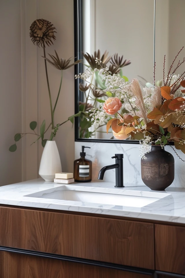 Incorporate Mirrors with Ledges