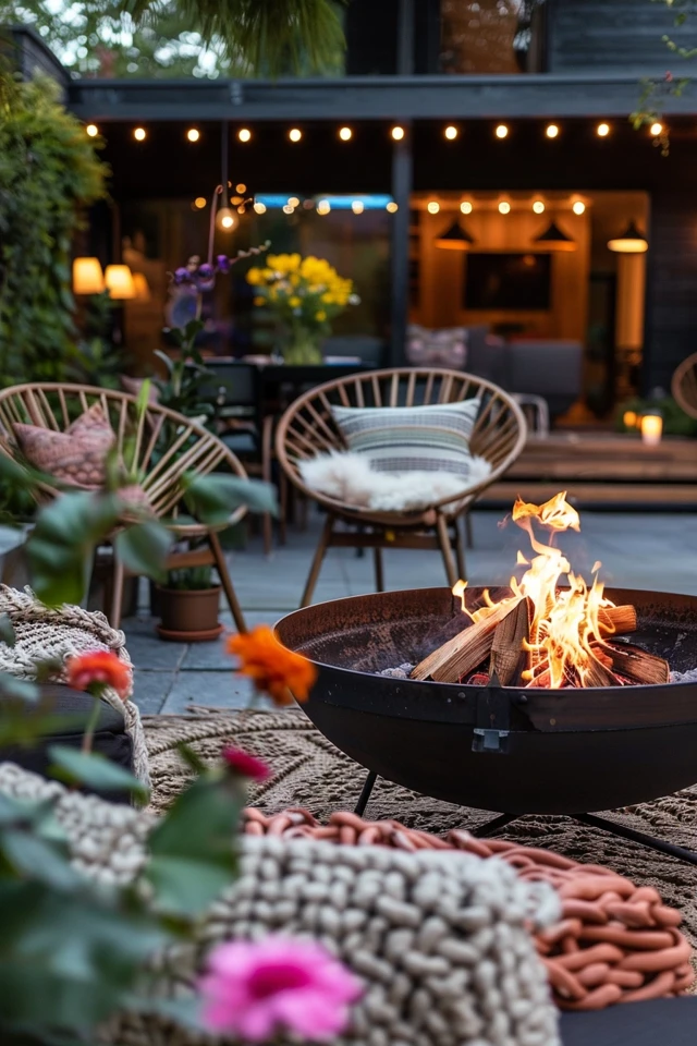 Cozy Rustic Firepit Ideas for Your Backyard