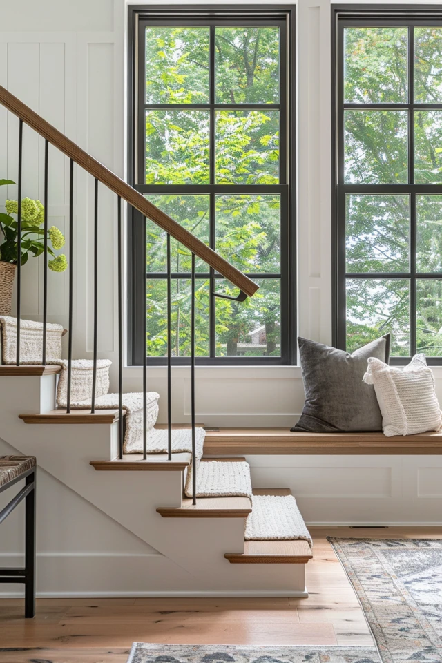 Window Placement and Treatments for Stairs