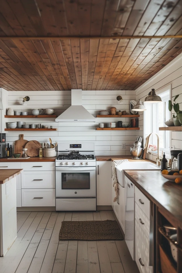 Modern Shiplap Ceiling