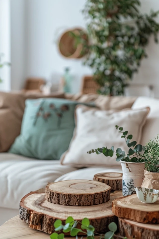Creative Wood Slab Ideas for Rustic Charm