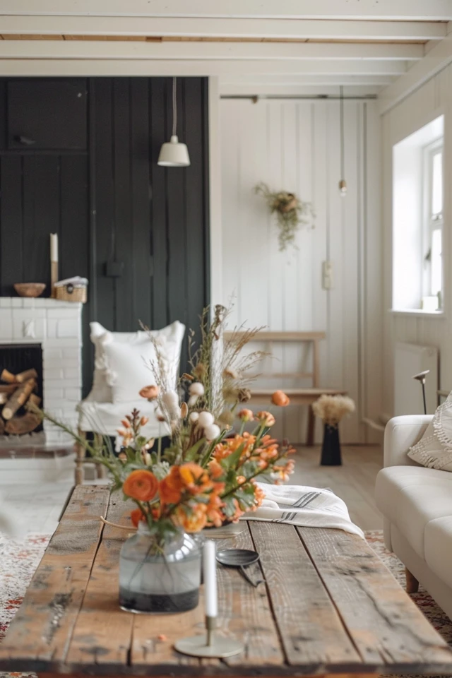 Farmhouse Accent Wall Ideas for Living Room and Dining Room