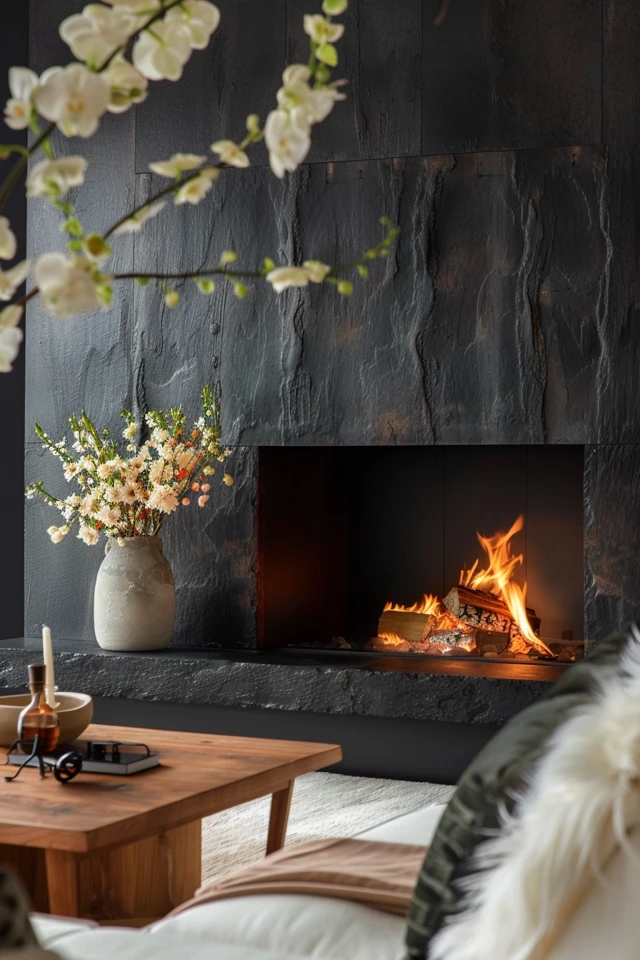 Warm Up Your Space: Feature Wall Fireplace Ideas - photo 2
