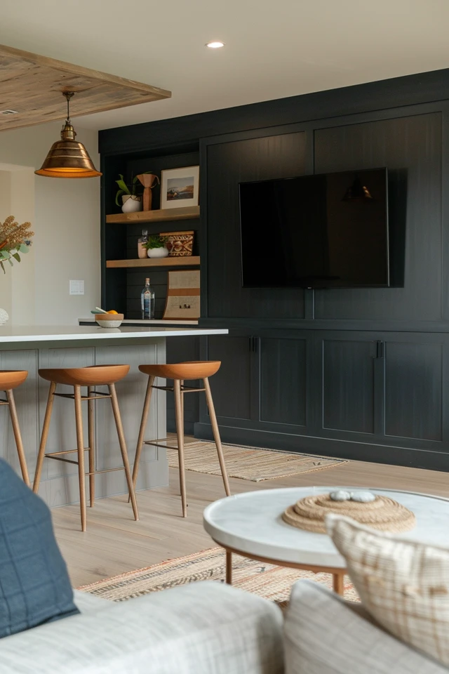 Modern Basement Bar Ideas for Stylish Design