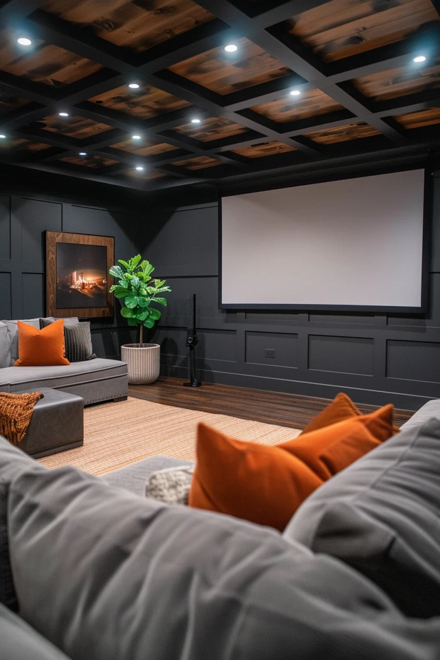 Elevate Your Space with Home Theater Ceiling Ideas