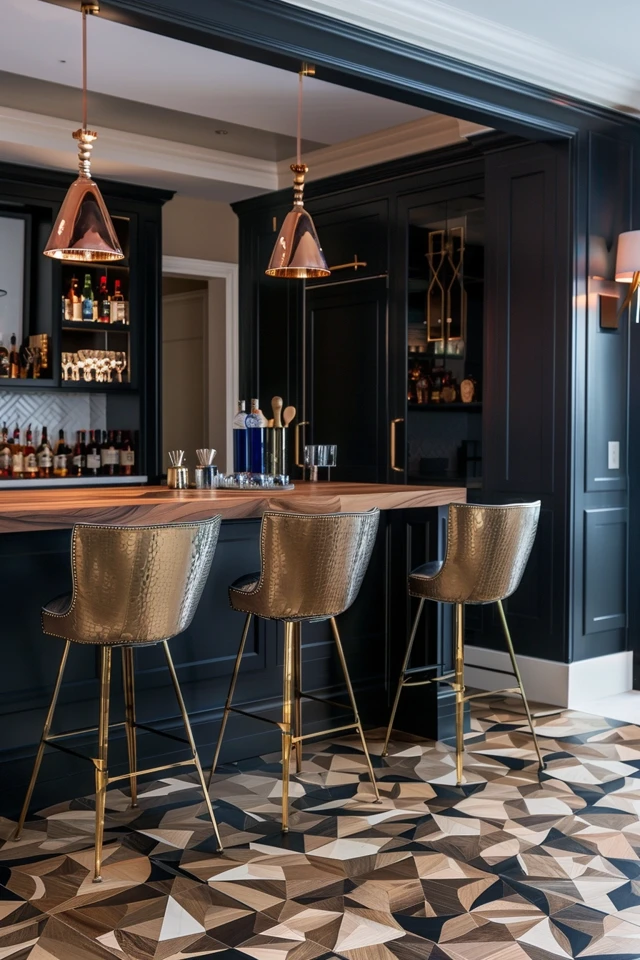 5 Home Bar Flooring Ideas for a Polished Look