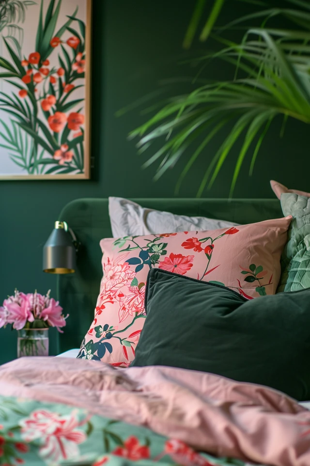 Pink and Green Bedroom Decor Ideas