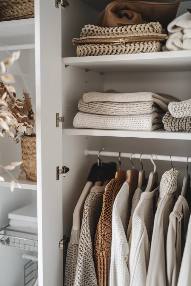 Maximizing Storage in a Small Walk-In Closet