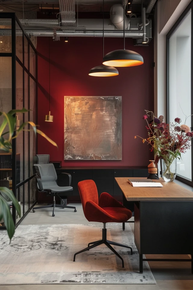 Why Add an Accent Wall in Your Home Office?