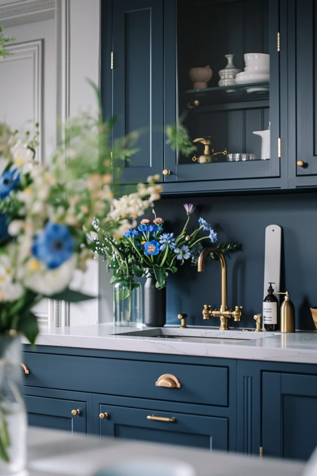 Stylish Blue and Grey Kitchen Inspiration