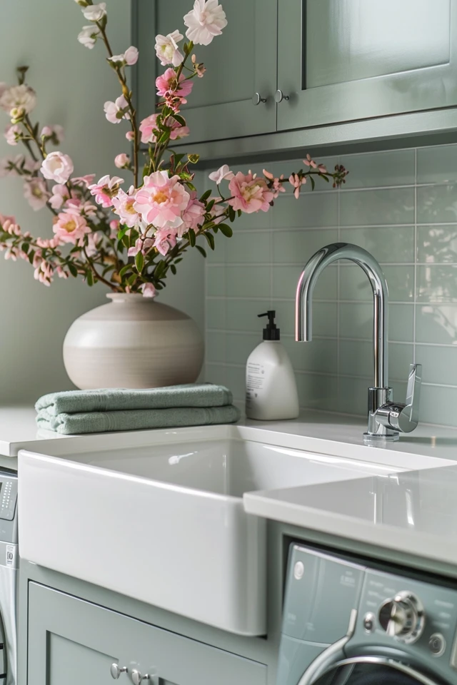 Efficient Laundry Room Bathroom Combo Designs