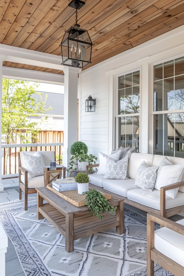 Chic Outdoor Porch Ceiling Ideas for Your Home
