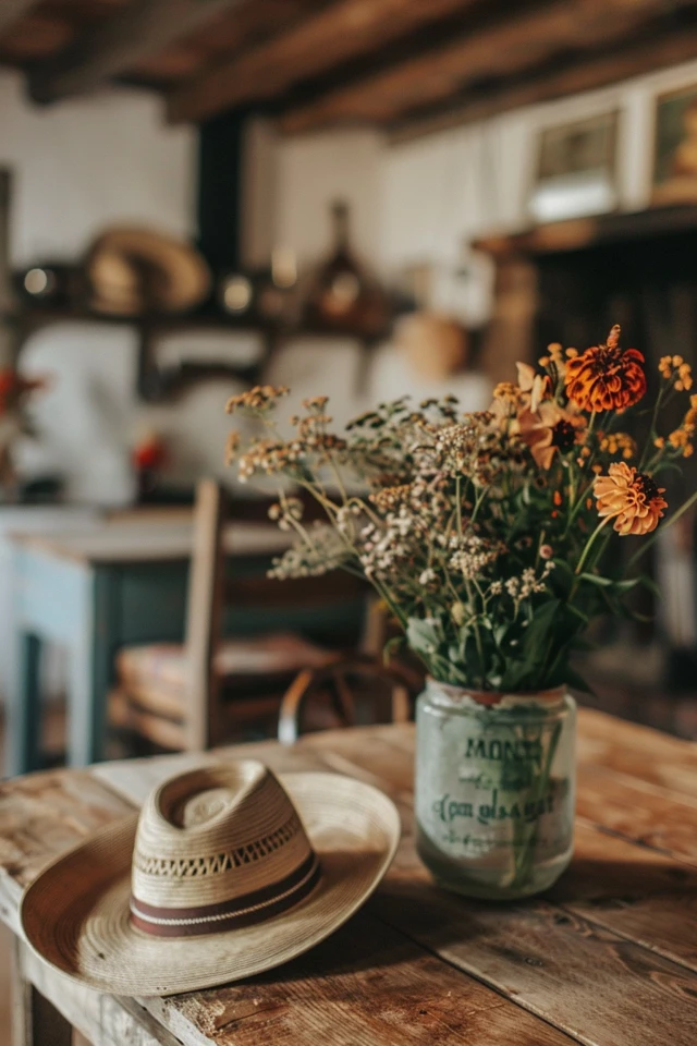 Warm and Earthy Colours for a Rustic Western Look