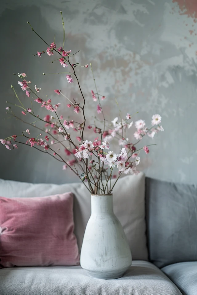 Chic Pink and Grey Living Room Decor Tips