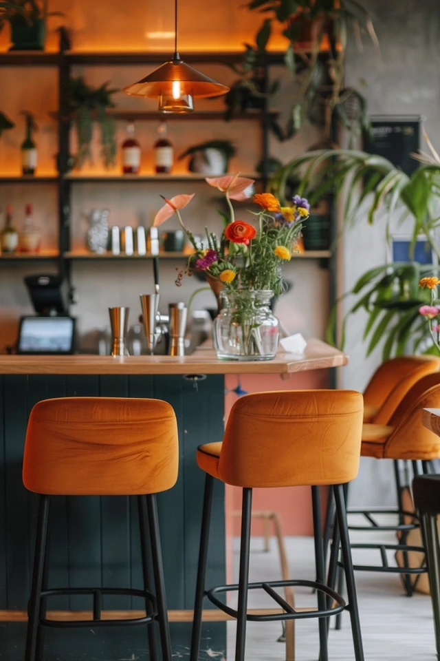 Stylish and Cozy Bar Dining Room Designs