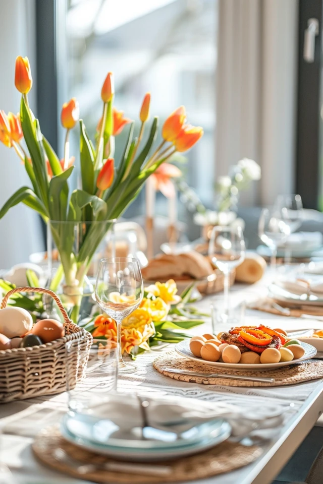 Stunning Table Runners and Centerpieces for Easter