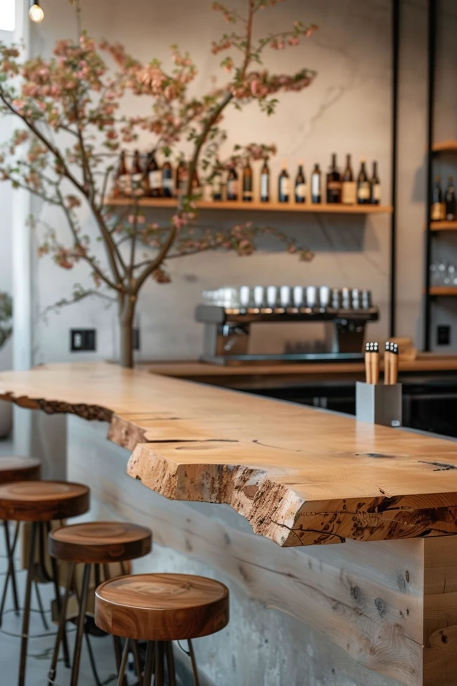 Materials and Design Options for Wood Bar Tops