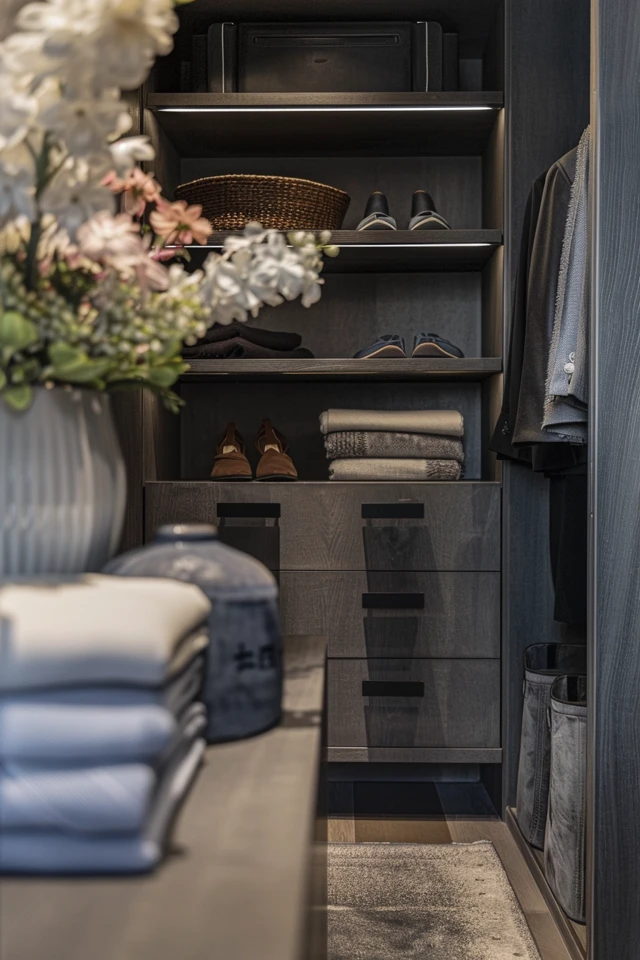 5 Tips for a Classy Closet Design Grey Look