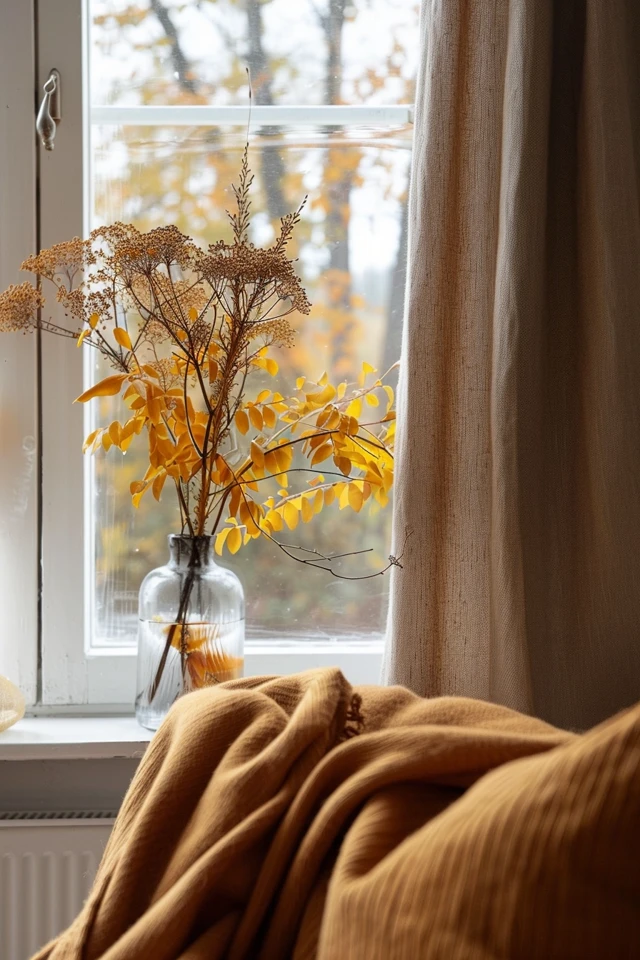 Incorporating Fall Curtain Colors and Patterns