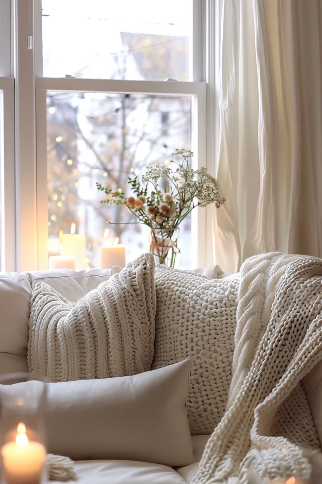 Cellular Shades for Winter