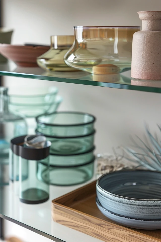 Mix and Match Glass Shelves