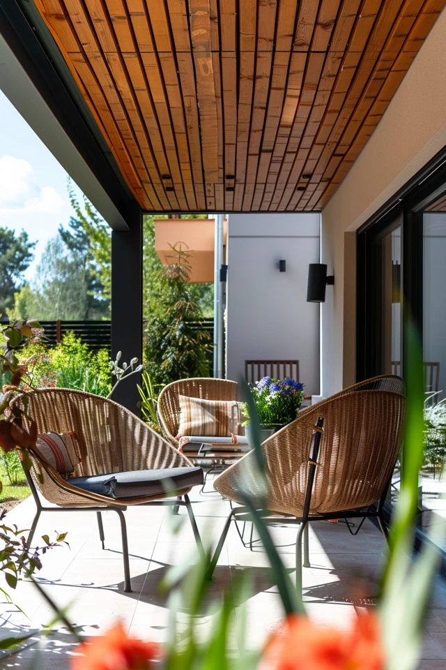 Outdoor Patio Ceiling Ideas for Stylish Comfort