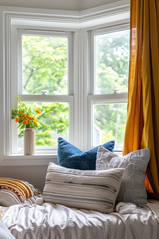 Chic Bay Window Ideas Bedroom Makeover Tips