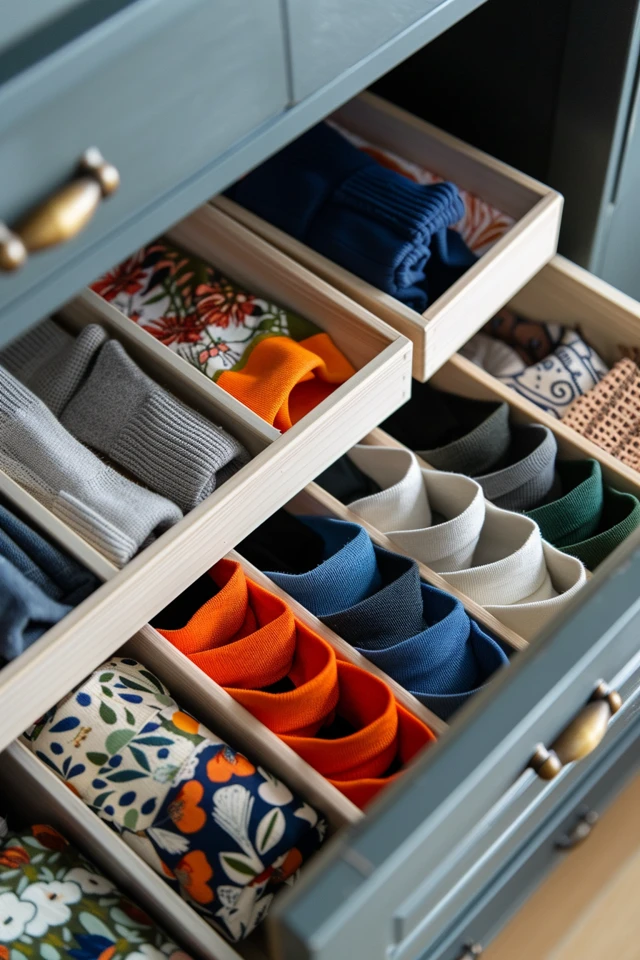 Smart Sock & Underwear Storage Ideas for You