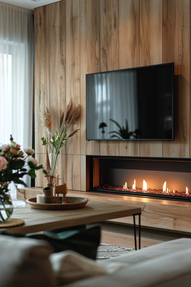 TV Mount Over Fireplace Design Ideas