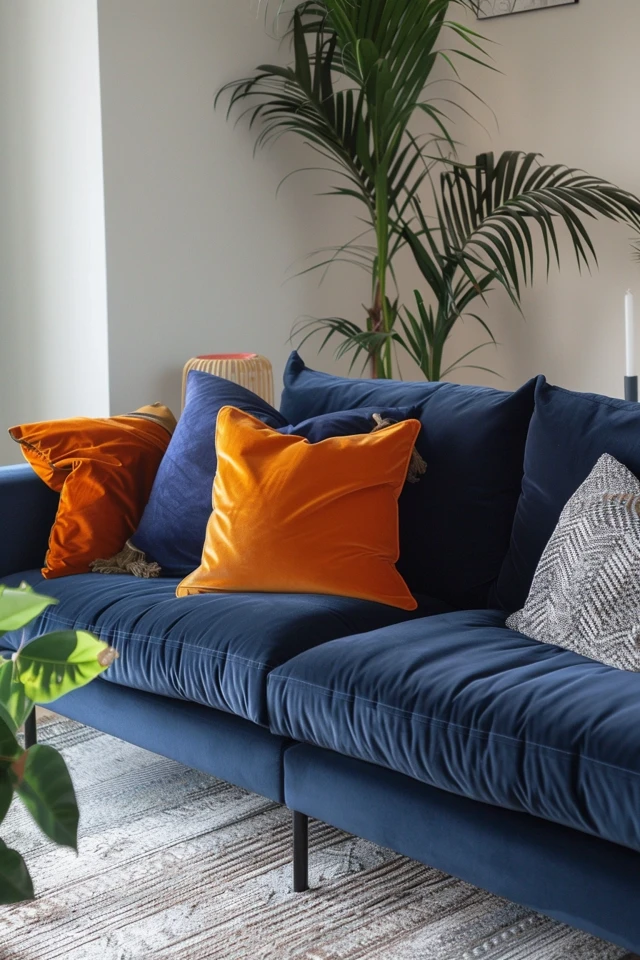 Chic Navy Couch Living Room Ideas to Inspire