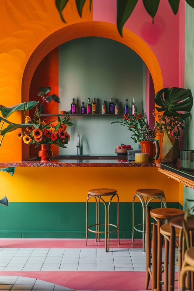 Inexpensive Color-Block Projects