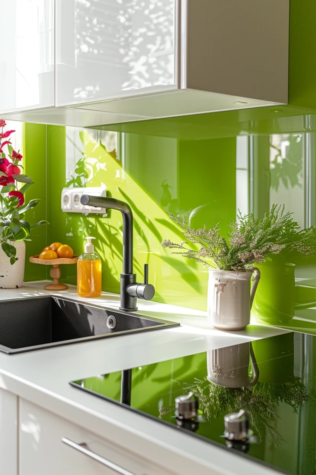 Refreshing Green Backsplash Ideas for Your Kitchen
