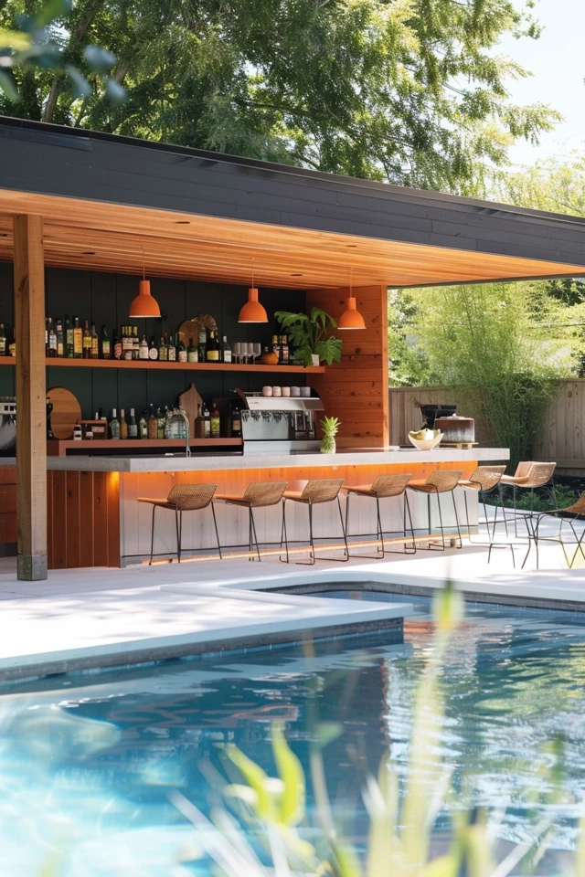 Outdoor Pool Bar Ideas