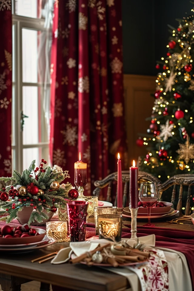 Curtains and Blinds with a Christmas Theme