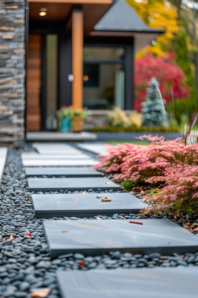 Front Yard Island Ideas for an Enchanting Entrance
