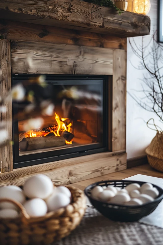 How to Decorate the Mantel for Easter