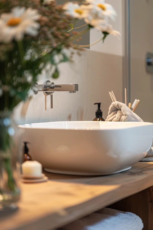 Chic Small Bathroom Table Ideas to Maximize Space