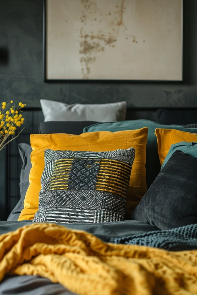 Stylish Black and Yellow Color Schemes