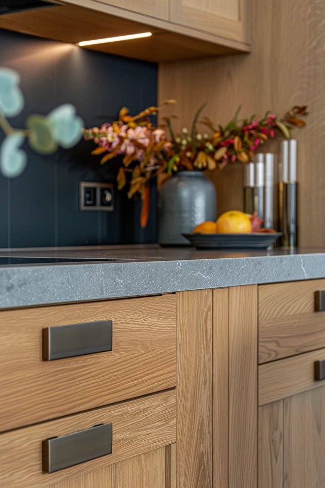 Oak Cabinet Kitchen Countertop Pairings
