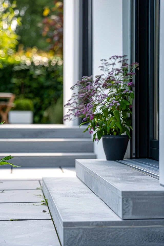 Creative Patio Door Step Design Inspirations