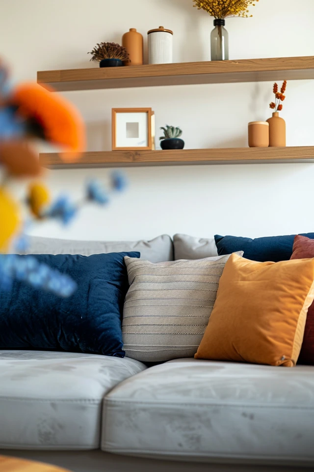 Chic Floating Shelf Above Couch Ideas for Your Home