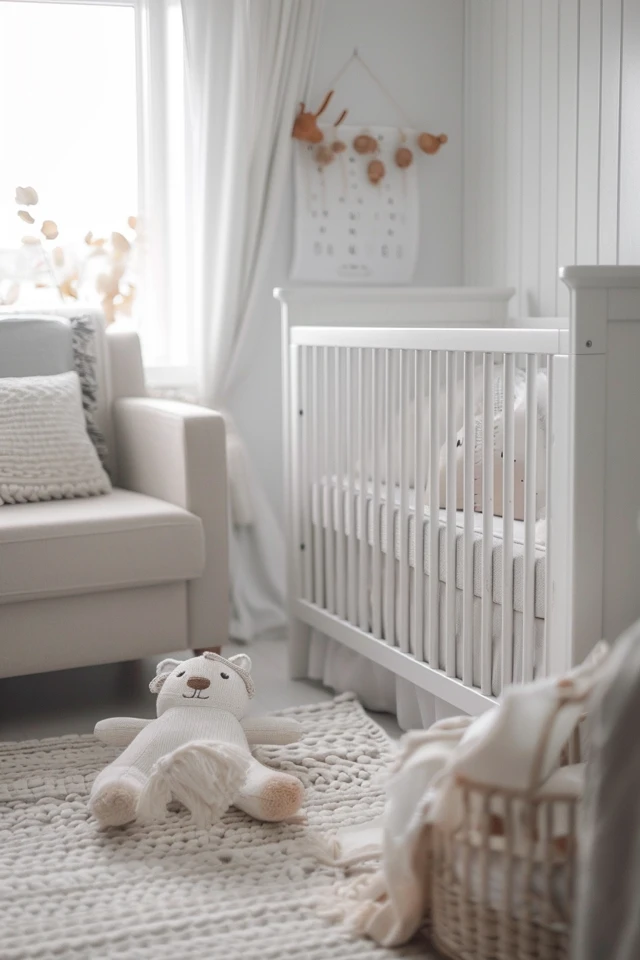 Chic Grey and White Nursery Ideas to Inspire