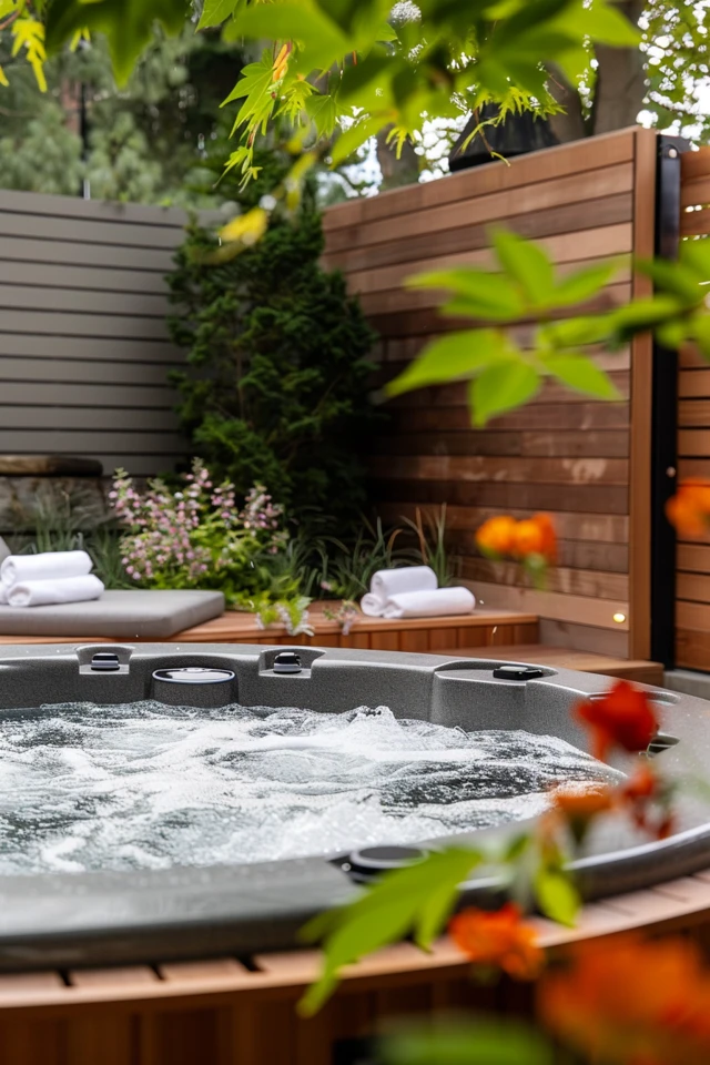 Creating a Private Hot Tub Oasis with Outdoor Curtains and Blinds